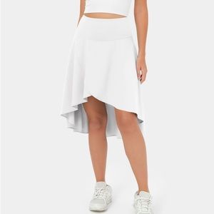 High low skirt with built in shorts